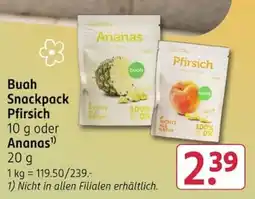 Rossmann Buah Snackpack Pfirsich Angebot