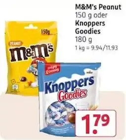 Rossmann M&M's Peanut Angebot