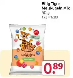 Rossmann Billy Tiger Maiskugeln Mix Angebot