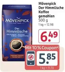 Rossmann Mövenpick Der Himmlische Kaffee gemahlen Angebot