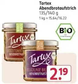 Rossmann Tartex Abendbrotaufstrich Angebot