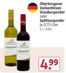 Rossmann Oberbergener Vulkanfelsen Grauburgunder oder Spätburgunder Angebot