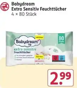 Rossmann Babydream Extra Sensitiv Feuchttücher Angebot