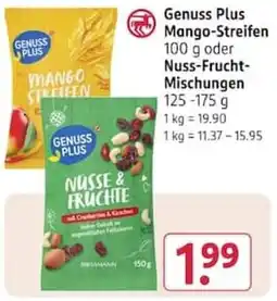 Rossmann Genuss Plus Mango-Streifen Angebot
