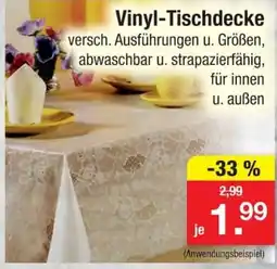 Zimmermann Vinyl-Tischdecke Angebot