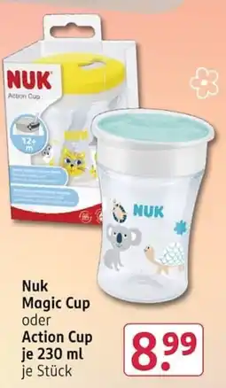 Rossmann NUK Magic Cup oder Action Cup Angebot