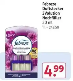 Rossmann Febreze Duftstecker 3Volution Nachfüller Angebot