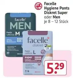 Rossmann Facelle Hygiene Pants Diskret Super oder Men Angebot