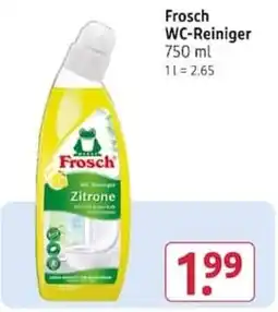 Rossmann Frosch WC-Reiniger Zitrone Angebot