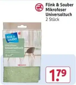 Rossmann Flink & Sauber Mikrofaser Universaltuch Angebot