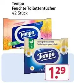 Rossmann Tempo Feuchte Toilettentücher Angebot