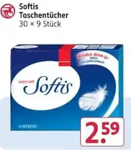 Rossmann Softis Taschentücher Angebot