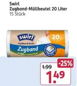 Rossmann Swirl Zugband-Müllbeutel Angebot