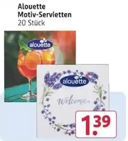 Rossmann Alouette Motiv-Servietten Angebot