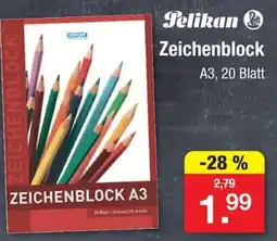 Zimmermann Pelikan Zeichenblock Angebot