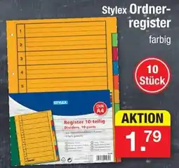 Zimmermann Stylex Ordner-register Angebot