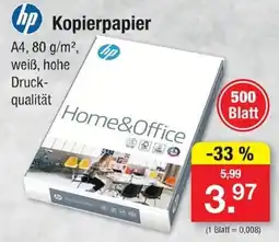 Zimmermann hp Kopierpapier Angebot
