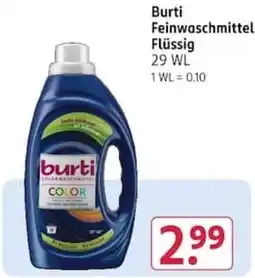 Rossmann Burti Feinwaschmittel Flüssig Angebot