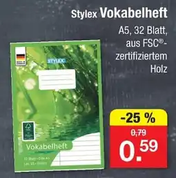 Zimmermann Stylex Vokabelheft Angebot