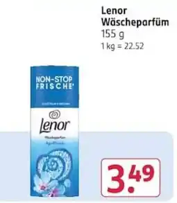 Rossmann Lenor Wäscheparfüm Angebot