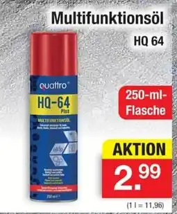 Zimmermann quattro Multifunktionsöl HQ 64 Angebot