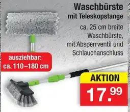 Zimmermann Washbürste mit Teleskopstange Angebot