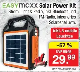Zimmermann EASYmaxx Solar Power Kit Angebot