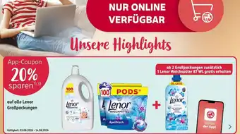 Rossmann Lenor Waschmittel Angebot