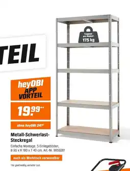 OBI Metall-Schwerlast-Steckregal Angebot