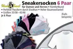 Norma Uncle Sam Sneakersocken 6 Paar Angebot