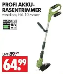 Wreesmann PROFI AKKU-RASENTRIMMER Angebot