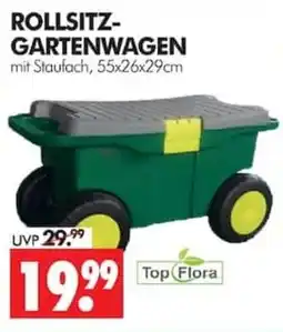 Wreesmann ROLLSITZ-GARTENWAGEN mit Staufach Angebot