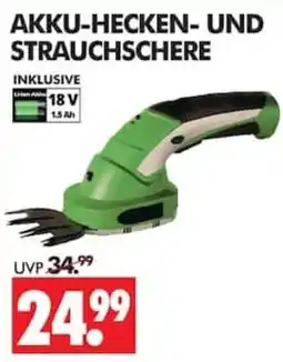 Wreesmann AKKU-HECKEN- UND STRAUCHSCHERE Angebot