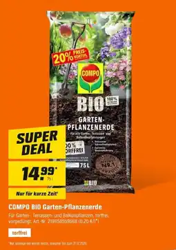 OBI COMPO BIO Garten-Pflanzenerde Angebot
