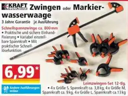 Norma KRAFT Zwingen oder Markierwasserwaage Angebot