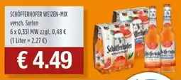 Getränke City SCHÖFFERHOFER WEIZEN-MIX Angebot