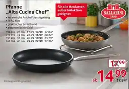 Selgros Pfanne „Alta Cucina Chef“ BALLARINI Angebot