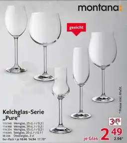 Selgros Kelchglas-Serie „Pure“ Angebot