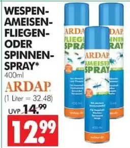 Wreesmann WESPEN-AMEISEN-FLIEGEN-ODER SPINNEN-SPRAY* ARDAP Angebot