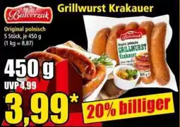 Norma Balcerzak Grillwurst Krakauer Angebot