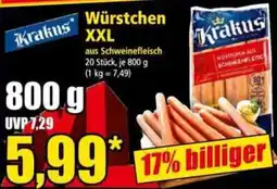 Norma Krakus Würstchen XXL Angebot