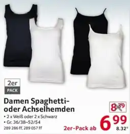 Selgros Damen Spaghettio- oder Achselhemden Angebot