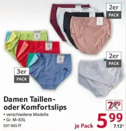 Selgros Damen Taillen- oder Komfortslips Angebot