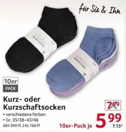 Selgros SOXON Kurz- oder Kurzschafftsocken Angebot