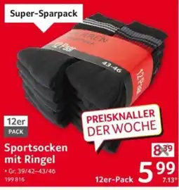 Selgros Sportsocken mit Ringel Angebot