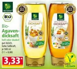 Norma Bio-Sonne Bio-Agaven-Dicksaft Angebot