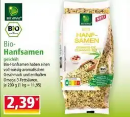 Norma Bio-Sonne Bio-Hanfsamen Angebot