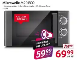 Selgros Mikrowelle M20 ECO Angebot
