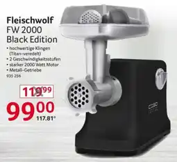 Selgros Fleischwolf FW 2000 Black Edition Angebot