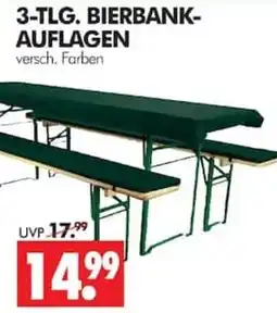 Wreesmann 3-TLG. BIERBANK-AUFLAGEN Angebot